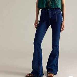 We The Free Jayde Flare Jeans Dark Blue Size 31
